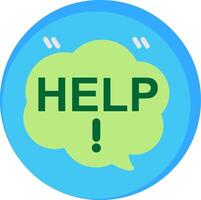 Help Flat Icon vector