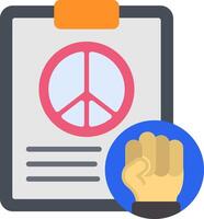Petition Flat Icon vector