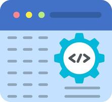 Programming Flat Icon vector