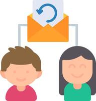 Mail Flat Icon vector