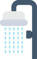 Shower Flat Icon vector