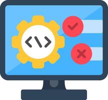 Testing Flat Icon vector