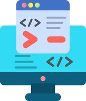 front end Flat Icon vector