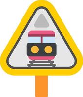 Railway Flat Icon vector