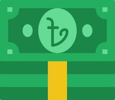 Taka Flat Icon vector