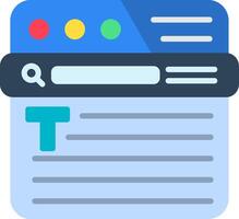 Text Formatting Flat Icon vector