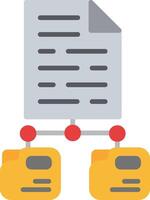 Document File Flat Icon vector