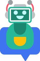 Message Flat Icon vector