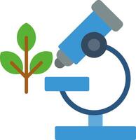 Microscope Flat Icon vector