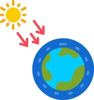 Ozone Layer Flat Icon vector