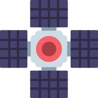 Satellite Flat Icon vector