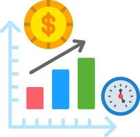 Statistic Flat Icon vector
