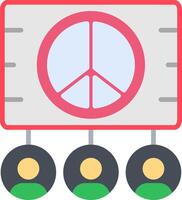 Demonstration Flat Icon vector