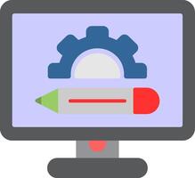 learning tools Flat Icon vector