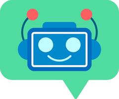 Message Flat Icon vector