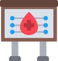 Sight Check Table Flat Icon vector
