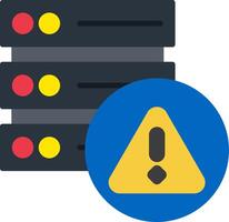 Server Flat Icon vector
