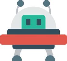 Spaceship Flat Icon vector