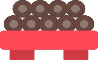 Tobiko Flat Icon vector
