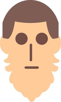 Beard Flat Icon