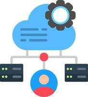 Data Flat Icon vector