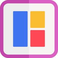 Layout Flat Icon vector