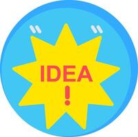 Idea Flat Icon vector