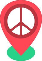 Map Pointer Flat Icon vector