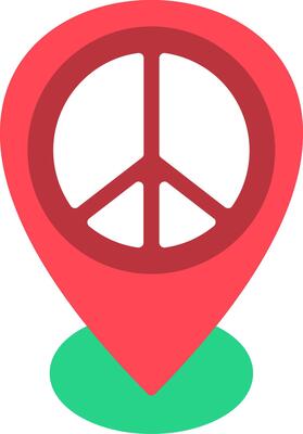 Map Pointer Flat Icon