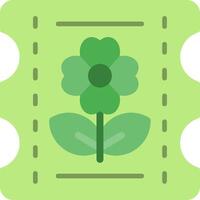 Ticket Flat Icon vector