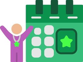 Timeline Flat Icon vector