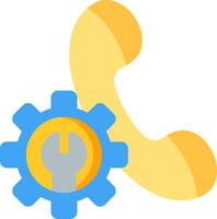 Technical Support Flat Icon vector