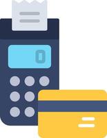 Card Reader Flat Icon vector