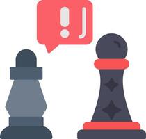 Checkmate Flat Icon vector