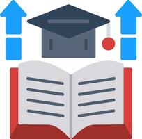 Learn More Flat Icon vector