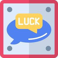 Luck Flat Icon vector