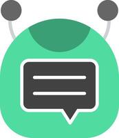 Message Flat Icon vector