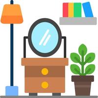 Mirror Flat Icon vector