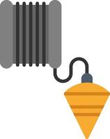 Plumb Bob Flat Icon vector