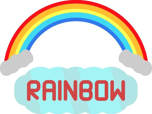 Rainbow Flat Icon