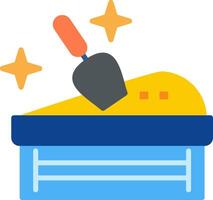 Sandbox Flat Icon vector