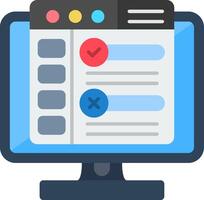 Testing Flat Icon vector