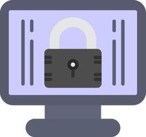 Security Flat Icon vector
