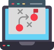 Strategy Flat Icon vector