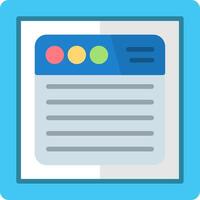 Web Flat Icon vector