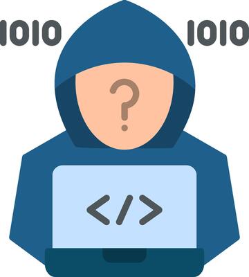 Hacker Flat Icon