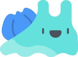 Slug Flat Icon vector
