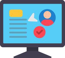 Send Flat Icon vector