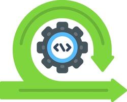 Agile Flat Icon vector