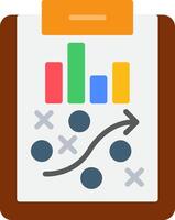Strategy Flat Icon vector